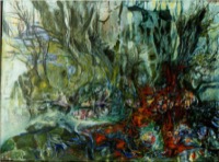 Verwachsene Landschaft